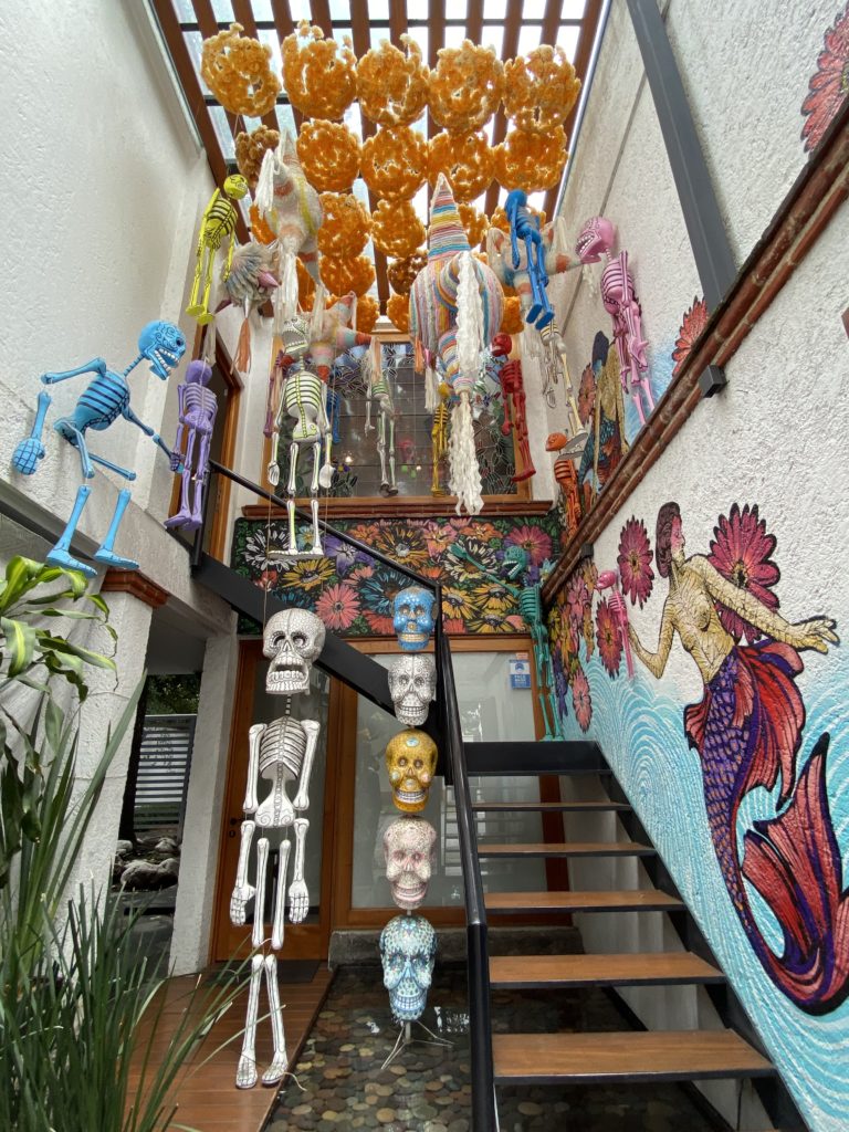 Next door to Museo Frida Kahlo Coyoacán